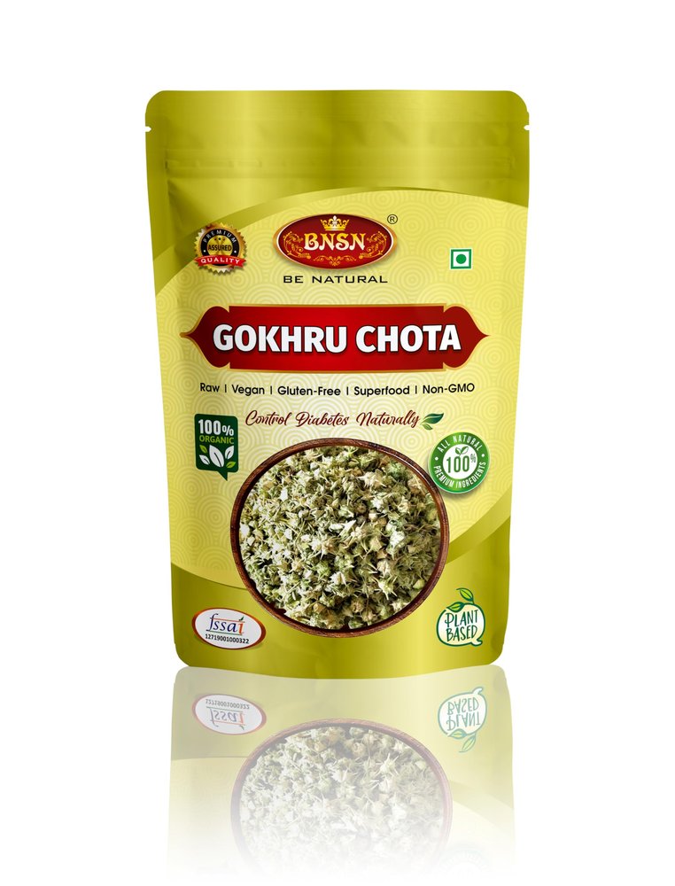 BNSN Natural Gokhru Chota 400Gm | Tribulus Terrestris Seeds | Small Caltrops-400Gm