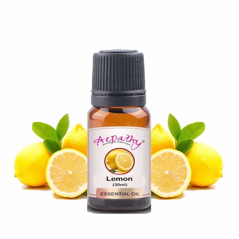 Aepathy Lemon Essential Oil 30Ml | for Home, Candle, Office| for Aromatherapy, Diffuser, Soap & Candle Making | pack of 1