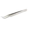 Anti-Static Stainless Steel Eyelash Extension Tweezers False Eye Lash Applicator CURVED Nipper Clip Nail Art Application Tool view 1