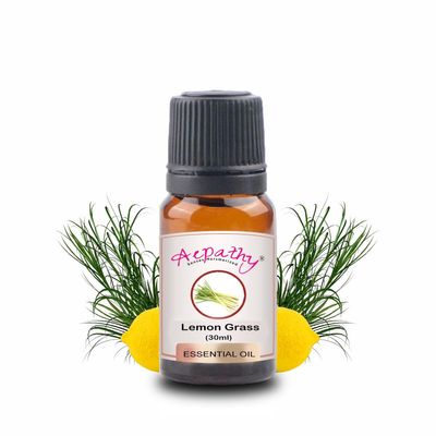Aepathy Lemon Grass Essential Oil 30Ml | for Home, Candle, Office| for Aromatherapy, Diffuser, Soap & Candle Making | pack of 1
