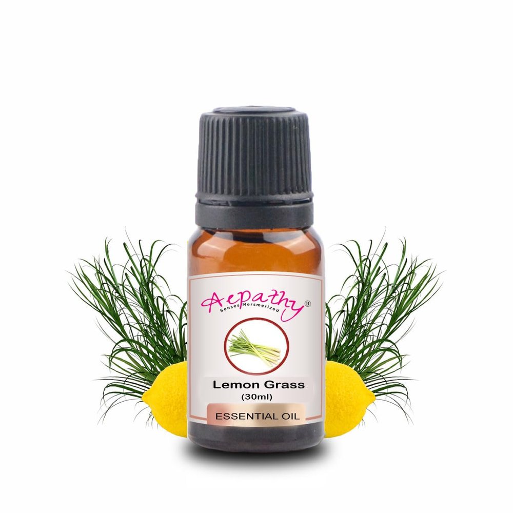 Aepathy Lemon Grass Essential Oil 30Ml | for Home, Candle, Office| for Aromatherapy, Diffuser, Soap & Candle Making | pack of 1