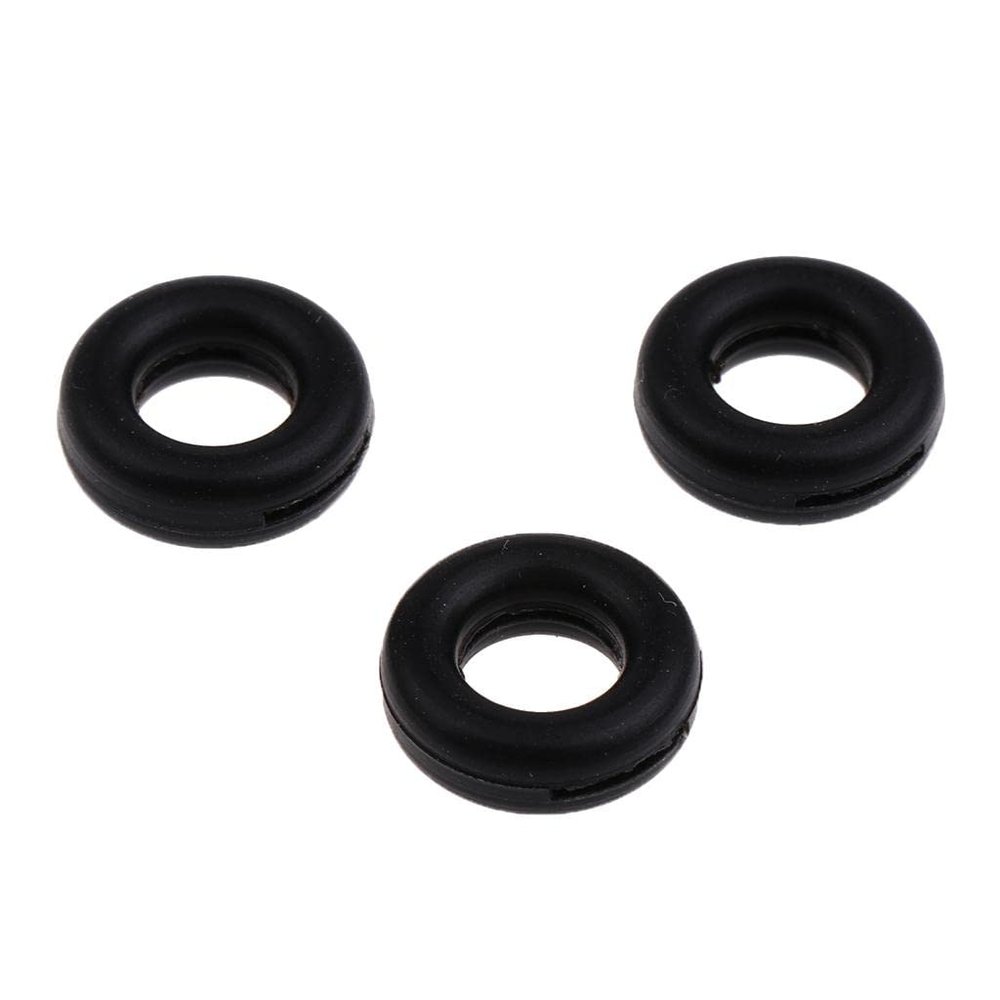 10 Pairs Anti Slip Silicone Ear Hooks Holder for Eyeglass Sunglasses Black