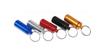 Aluminum Alloy Water-proof Air-tight Pill Fob Pill Case Pill Box Pill Holder with Keychain - Red view 3