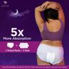 AZAH Periods Panty For Women [L-XL Pack of 10] | 12 Hrs Protection |Super Absorbent 360 Coverage |Leak Proof Overnight Period Panty for Girls |Heavy Flow | Rash Free Disposable Panties After Delivery view 3