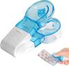 ATETO Pill Taker Remover | Pill Punch Tool With Container | Portable Popper Pill Pack Opener | Pill Table Squeezer | Medication Dispenser Storage Box For Home/Travel (Pack of 1,Multicolor) view 1