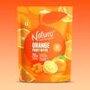 Naturo Orange Fruit Bites Pouch (20 Fruit Bites) | Mini Candies | Road Trip Snacks | Pack of 2 view 1