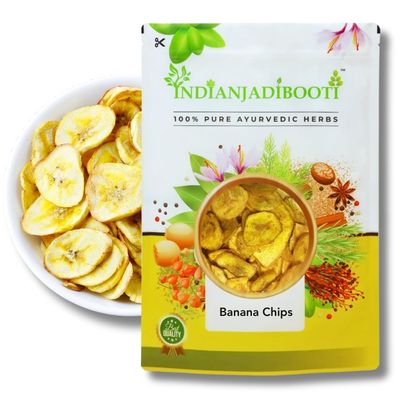 IndianJadiBooti Banana Chips, 500 Grams