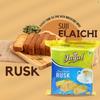 Jugal Bakers Suji Elaichi Rusks (Pack of 4, 200gm Each) Crunchy Elaichi Digestive Biscuits, Handmade Sooji Toasts, Healthy Tea Time Snacks, Cardamom Rusk Biscuit view 4