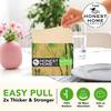 Bamboo Napkins by The Honest Home Co. I 2 Ply Bamboo Tissue Paper Napkins | 300 Pulls | 100% Natural | Premium Hard Box | | Pack Of 6 (50 Pulls/Box) view 3