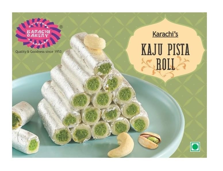 Karachi Bakery Kaju Pista Roll, 200g