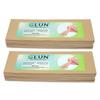 GLUN Women Wax Strips For Smooth Skin Without Wax, 140 Pieces Beige Strips, Hair-Free Skin, Gentle And Effective Hair Removal Nonwoven Strips, Pack Of 2 view 1