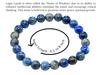 Certified Lapis Lazuli Bracelet for Women Men with Healing Crystal and Reiki Stone - Beautiful Gemstone Beaded Bracelet for Balance, Harmony & Positive Energy view 4