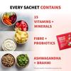 Good Monk Healthy 50+ Nutrition Mix for Seniors (Add to Food): Multivitamins, Probiotics, Fibre & Ashwagandha. Improves Gut Health, Immunity, Bone Health & Mental Function. Includes Vit. B12, C, D, Biotin, Iron & Zinc - 120 Serves Jar view 4