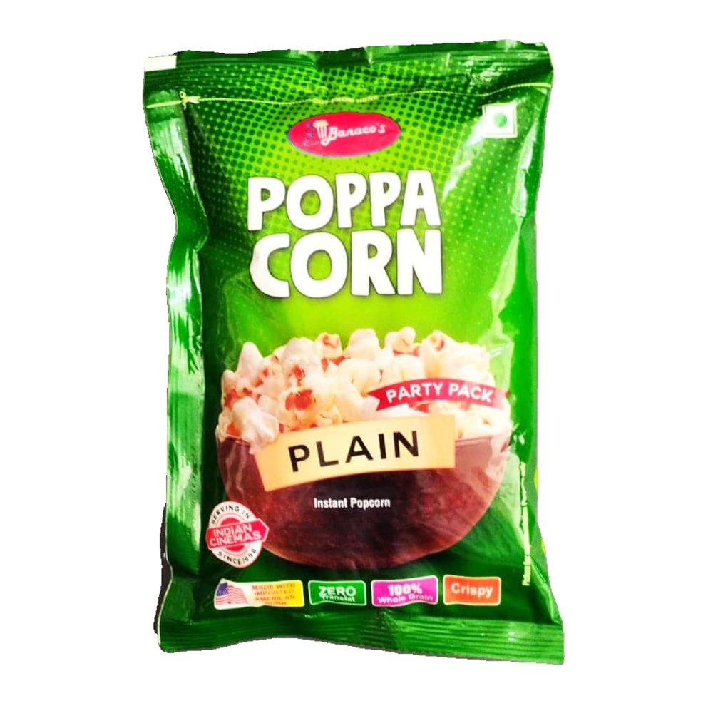 POPPACORN Instant Popcorn Party Pack Popcorn 350gm Pack of 1 (350g, Plain)