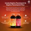 Nephro Panchamrit & Nephro Panchamrit Plus Sugar Free | Uveda Naturals | Ayurvedic Dual-Action Kidney Support Supplement with Himalayan Herbs | Natural Detox, Healthy Creatinine & Urea Levels | Pure Herbal Liquid Extract, 100% Natural | 450ml each (1 view 2