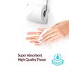 HUNCHA Ultra Soft Toilet Paper Tissue Roll, Regular Bathroom Tissue Roll, Septic-Safe, White Color, Pack of 2 Roll (120 Pulls Per Roll, 240 Sheets) view 4