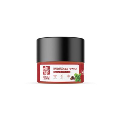 Khuvi Organics Dantmanjan Tooth Powder, Natural Oral Wellness - 100g