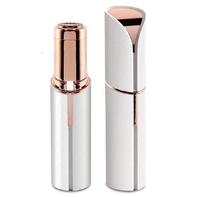 EXOFLY Facial Hair Removal Roller, Rose Skincare Facial Hair Removal Machine - Chin, Cheek, Eyebrow, Upper Lip Hair Remover For Women - Lipstick Shaped