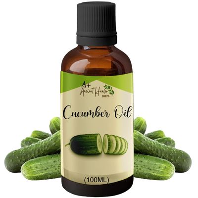 Ancient Healer 100% Pure and Natural Cucumber OIl for Skin Care and Hair Care,100 ML