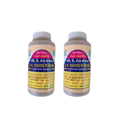 BK Dantmanjan Ayurvedic Tooth Powder, 2 Pack of 50 Grams