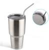 HUNCHA Metal Straws Stainless Steel Straws 10.5" Drinking Straws Reusable, Perfect for Cocktail, for Yeti, Trail, Tumblers, Bars, moothies, Milkshakes, Juice, Tea (4 Bend Straw) view 2