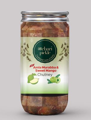 Amla Murabba & Sweet Mango Chutney Mix(400 GM) Ghar Ka Achar