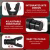 Skypearll Breathing Trainer with Jaw Trainer | Enhance Lung Capacity & Respiratory Fitness | Improve Your Jaw | Portable Deep Inhalation & Expiratory Muscle Exerciser for Men and Women, Black view 3