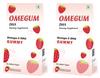 Aesthetic Omegum Omega-3 Dha - 50mg Gummies For Kids, Men & Women | Improve Heart Health | No Added Sugar | Strawberry Flavour | Pack of 2 view 1