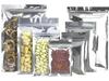 PrideHind- One-Sided Clear Silver Zip Lock Bags 6x9 (Inches) Airtight Pouches for Coffee, Tea, Spices, and Kitchen Use (Pack Of 200) view 4