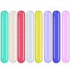 HUNCHA Toothbrush Travel Case, Dust-Proof Portable Breathable Travel Clear Toothbrush Holder for Traveling, Camping, Home, School, Business, Toothbrush Travel Container, Random Color, Pack of 8 view 1