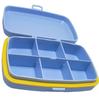 CLICKSWIFT 6 Compartments Portable Medicine Storage Container Case For Vitamins & Medication Daily Vitamin Pill Organizer Home Office First Aid Pack, Pocket Or Purse Pill Box, Multicolour 1 Pcs view 4