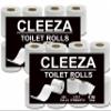 CLEEZA 3 Ply Disposable Toilet Paper Roll Pack of 16 (200 Pulls Each) 3200 Sheets Paper (Toilet Paper & Roll/Tissue Roll) - 9.8 x 10 cm Pack of 16 Toilet Tissue Paper Rolls (16 x 200) Pulls (3200) view 1