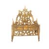 NYRA Brass Singhasan for God Idol | Ladoo Bal Gopal, Krishna Idol | Pooja Chowki Mandir | Handcrafted Brass Throne for Temple and Home Pooja. (Large) view 1