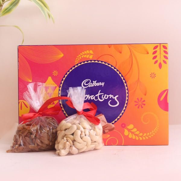 Celebration With Premium Dry Fruit Hamper | Gift ForBirthday, Anniversary, Diwali, Rakhi, Christmas | Dry Fruit With Chocolate
