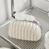 BIRZAR Cream Tissue Box, Creamy Tissue Box Bag Shape Paper Holder | Tissue Holder with Inner Spring, Hollow Bottom High Capacity Household Gadgets for Hostel, Toilet, Home (Pack of 1) view 2