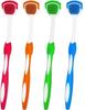 4Pcs Tongue Scraper Brush for Adults and Kids 100% BPA Free Tongue Scraper Cleaner for Reducing Bad Breath and Keeping Oral Health Tongue Scrubber Cleaner Helps Fight Bad Breath view 1
