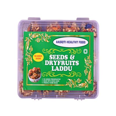 Aadriti Healthy Food | Seeds & Dryfruits Laddu | Freshly Hand made | No Added Sugar | No Preservatives | 500 gm