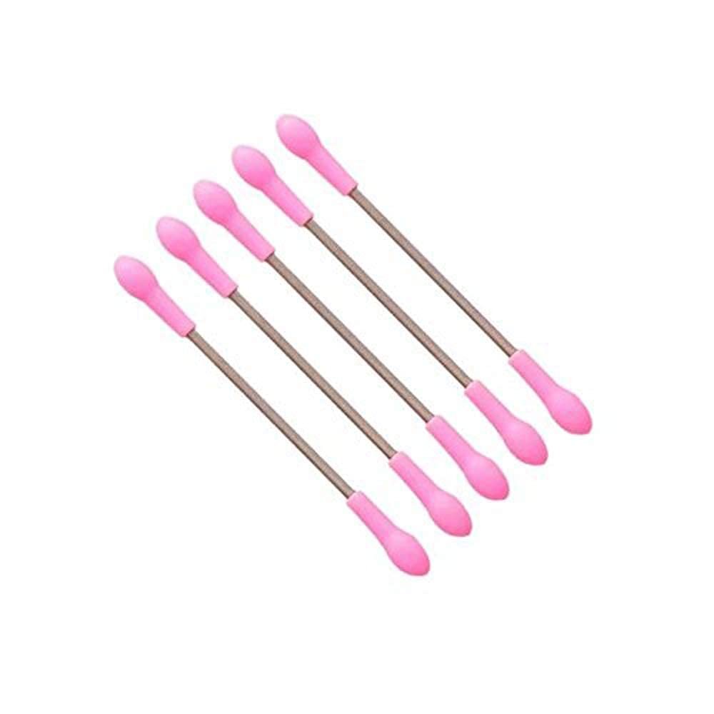 AMGZLE 5PCs Facial Hair Remover Quick Smooth Effective Threading Tool For men and women Portable Epilator Spring Stick Natural Stainless Steel Extraction Device.