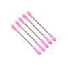 AMGZLE 5PCs Facial Hair Remover Quick Smooth Effective Threading Tool For men and women Portable Epilator Spring Stick Natural Stainless Steel Extraction Device. view 1
