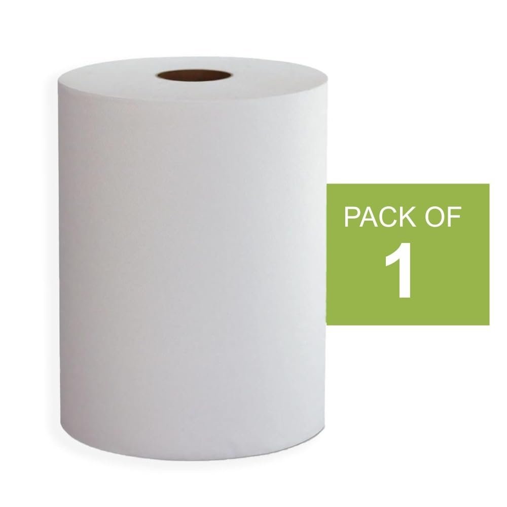 Image Enterprise HRT Kitchen Tissue/Towel Paper Roll, 1 kg, 100% Biodegradable Virgin Tissue Paper, Eco-Friendly, Soft, Highly Skin-Friendly (Pack of 1)
