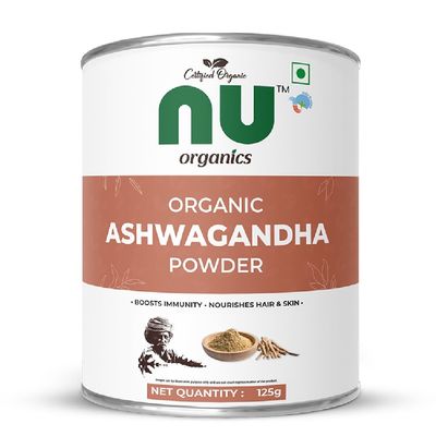 Ashwagandha Powder - 125g, Natural somnifera | Boosts Immunity, Reduces Stress, & Enhances Vitality |   |   |    |   |  