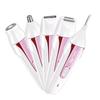 IAS DL-6019 Epilator, Trimmer for Women, 5-in-1 Rechargeable, Waterproof, 60 Min Run Time, Pink & White view 1