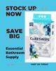 Careswipe 2 Ply Toilet Tissue Paper Rolls 1050 Sheets Pack of 6 Super Soft | Flushable | Easy to Tear view 3