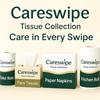 Careswipe 2 Ply Toilet Tissue Paper Rolls 1050 Sheets Pack of 6 Super Soft | Flushable | Easy to Tear view 4