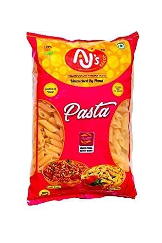 AJ's Penne Pasta - 400g (Pack of 4) | 100% Durum Wheat, High Protein, No Cholesterol, No Trans Fat | Quick & Easy to Cook | Ideal for Family Dinners & Gourmet Recipes