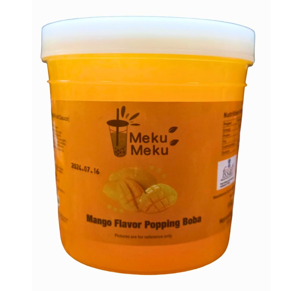 COUGAR Meku Meku Popping Boba Delicious Mango Flavour Juice 1.3kg (Imported)