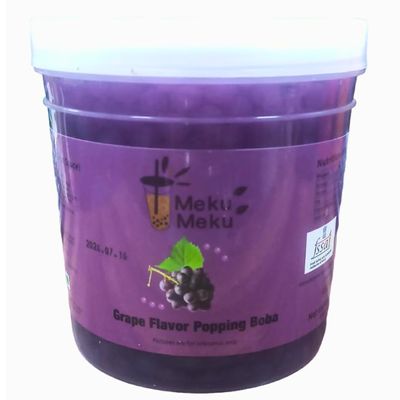 COUGAR Meku Meku Popping Boba Delicious Grape Flavour Juice 1.3kg (Imported)