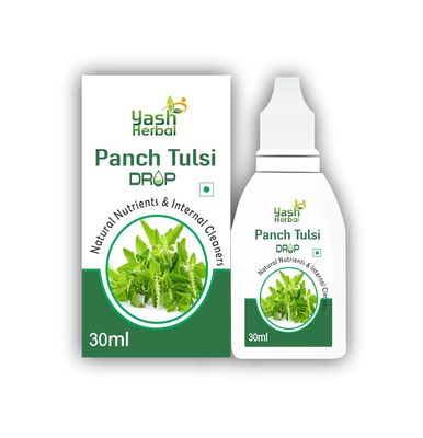 Panch Tulsi Drop, 30ml I Natural Nutrients & Internal Cleanse