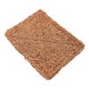 Coconut Coir Scrub Pads, Set of 5, 10 cm x 15 cm, Natural, Plastic-Free, Multi-Purpose, Scratch-Free, Long-Lasting, Stitched, for Dishwashing and Cleaning. view 3