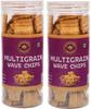DHANIGREENS ORGANICS Crunchy Multigrain Wave Chips Cheese & Mint Flavour-150g (Pack of 2)| Healthy Snacks | Gluten-Free, Cholesterol Free, No Fried, No Maida, Multigrains Millets| High in Protein view 1